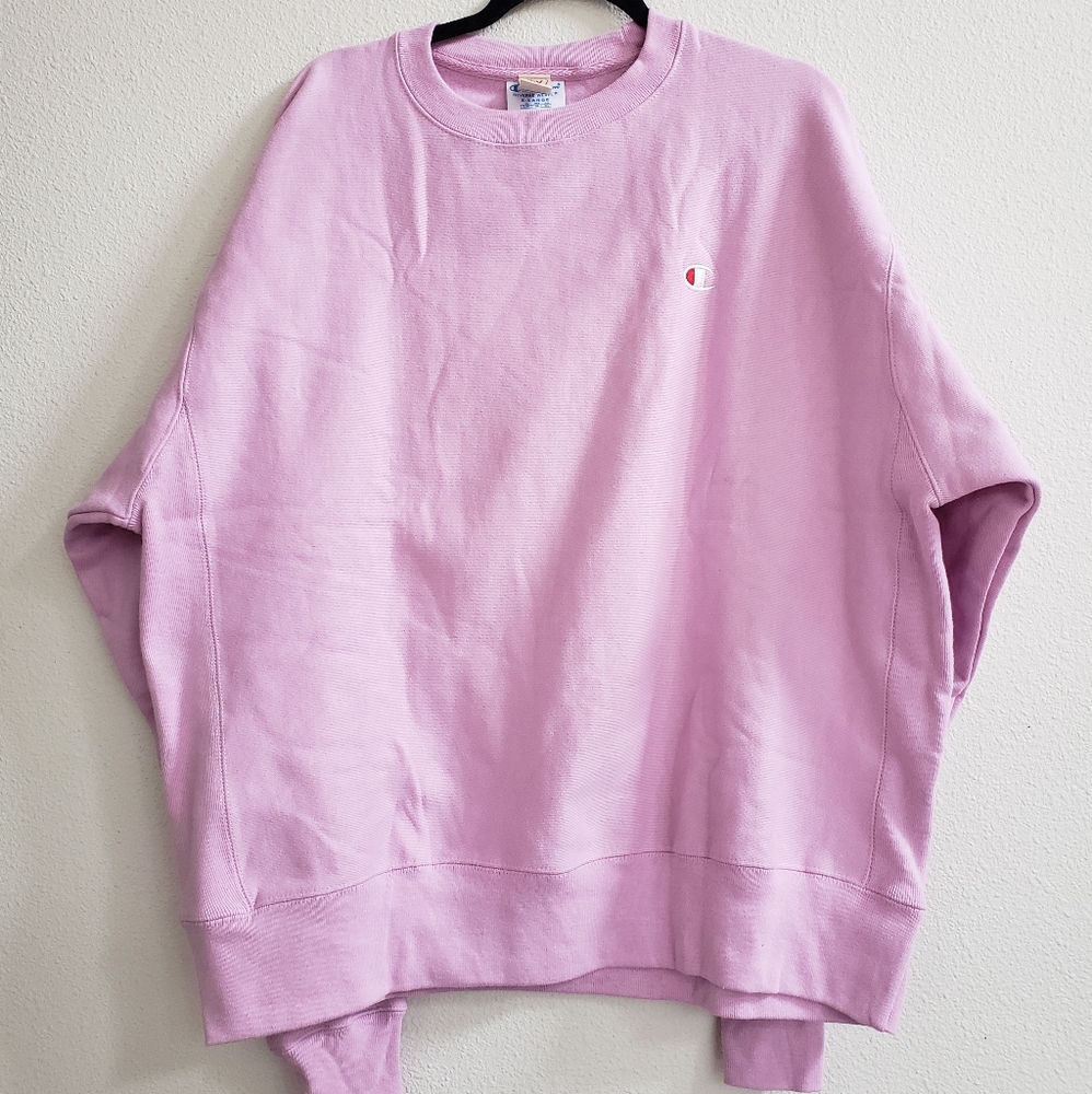 NWOT Pink/Purple Oversized Champion Sweatshirt